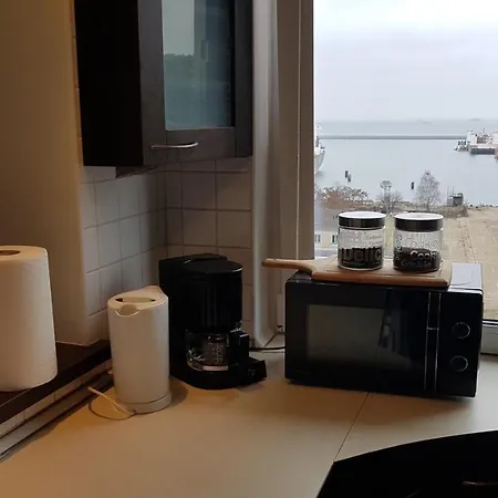 Apartment Centrum Z Pieknym Widokiem Na Morze I Balkonem 9 Pietro Przy Sea Towers